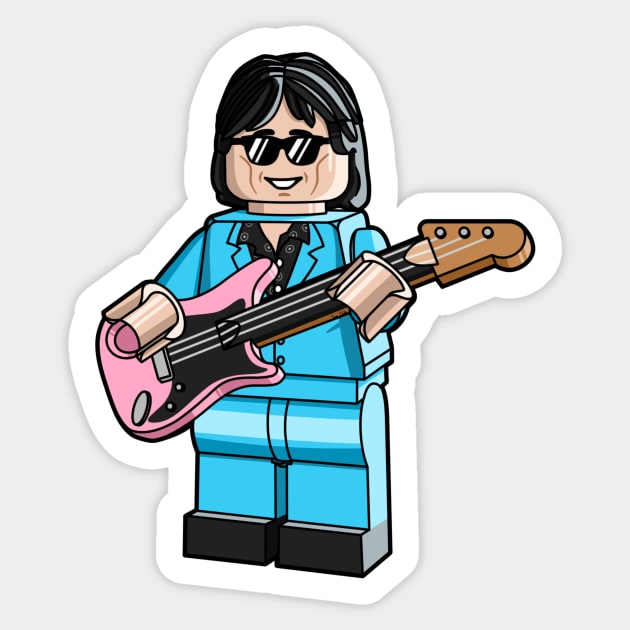 LEGO Ric Ocasek (The Cars) Sticker by schultzstudio